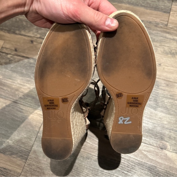 JLO wedge  sandals heels - Picture 7 of 7